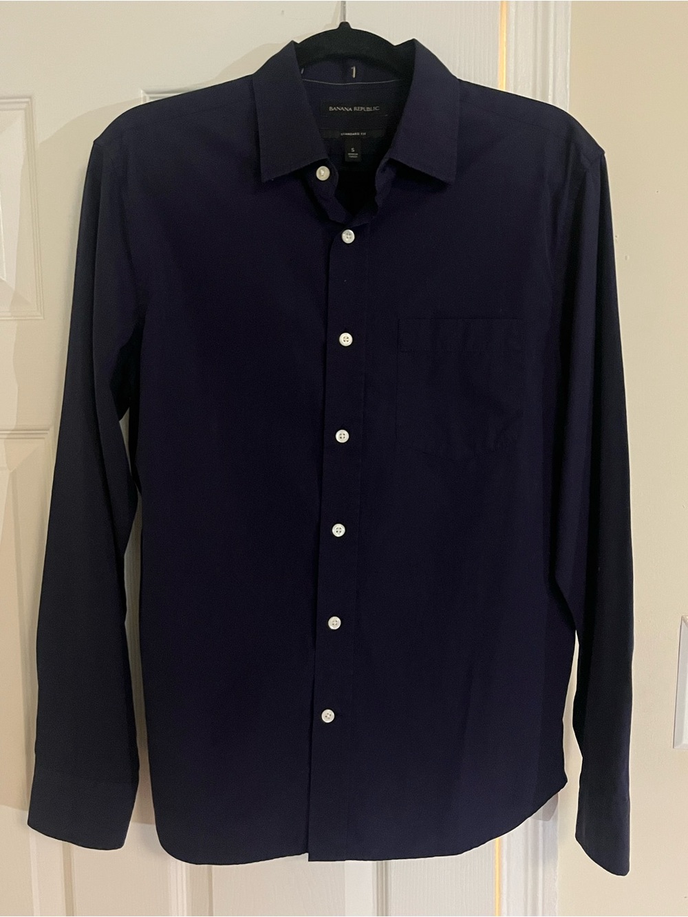 Banana Republic Men’s Dark Navy Button-Down Shirt